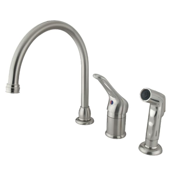 KB818 Single-Handle Widespread Kitchen Faucet, Brushed Nickel